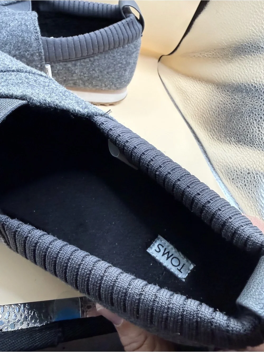 TOMS Mens Alpargata Mallow Felt Slip On Sneaker Grey 11 - Ezra / Resident Style